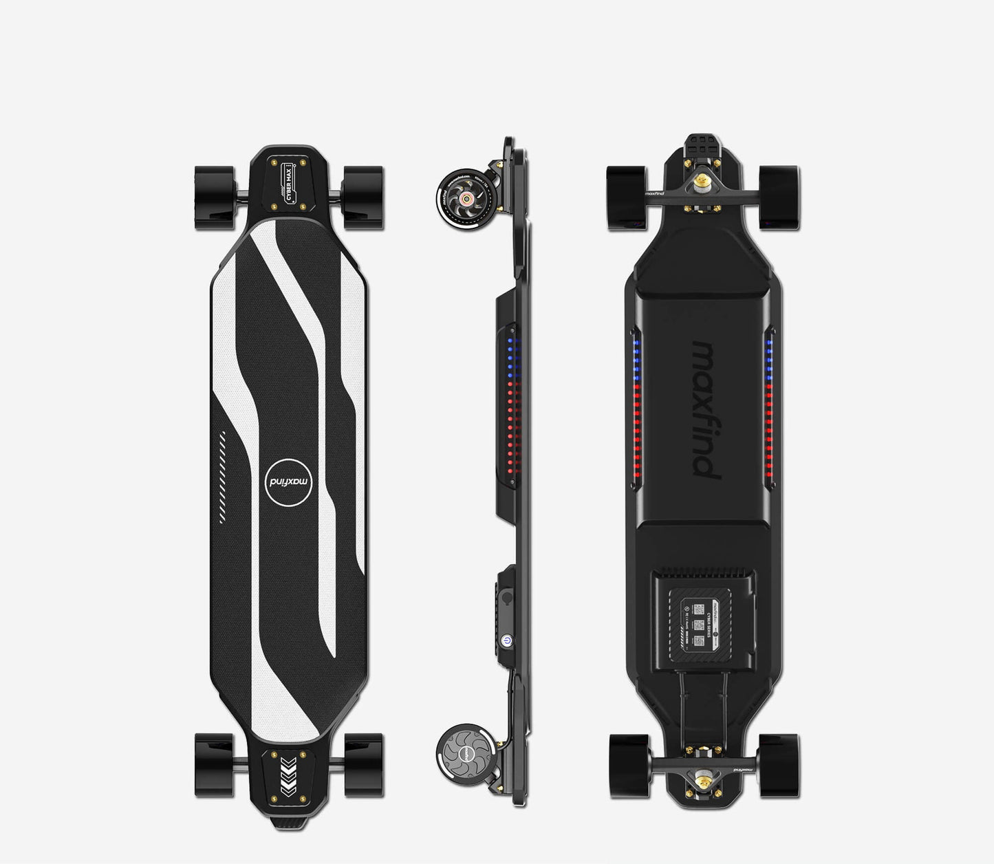 Maxfind Cyber Max X 1800Wx2 Dual motor Eskateboard Remote control