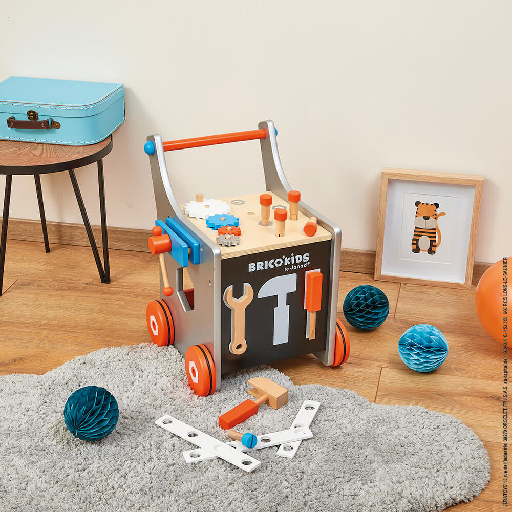 🇫🇷 Janod Brico’kids Magnetic DIY Trolley