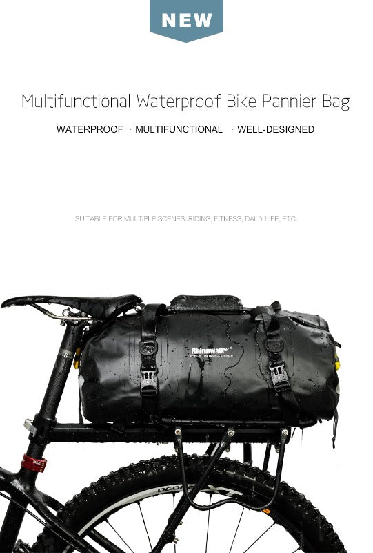 Sacoche de vélo entièrement étanche Rhinowalk 20L