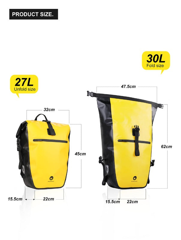 Sac à dos moto étanche Rhinowalk 27L