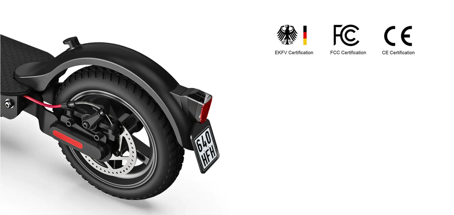 iScooter E9 Pro E-Scooter with Street Approval (ABE,eKFV)