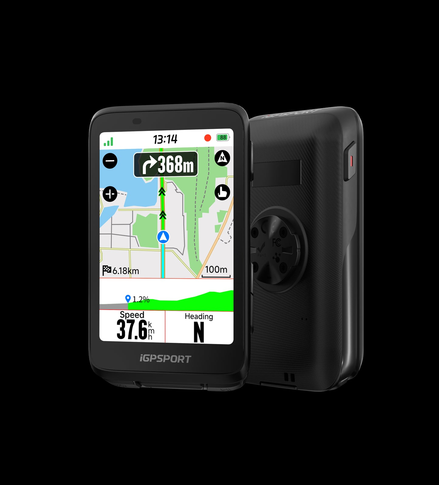iGPSport BiNavi 無線 GPS 單車碼錶