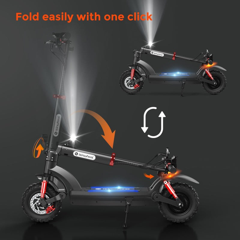 isinwheel GT2 11" 800W scooter électrique tout-terrain
