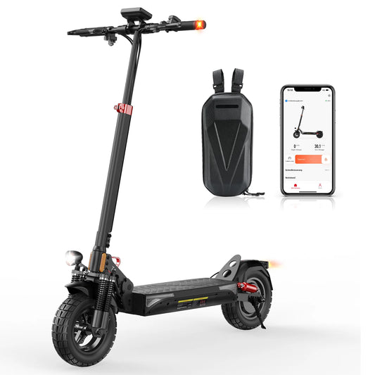 iScooter T4 10" 1000W Scooter électrique tout-terrain E-scooter avec approbation de rue (ABE/eKFV)