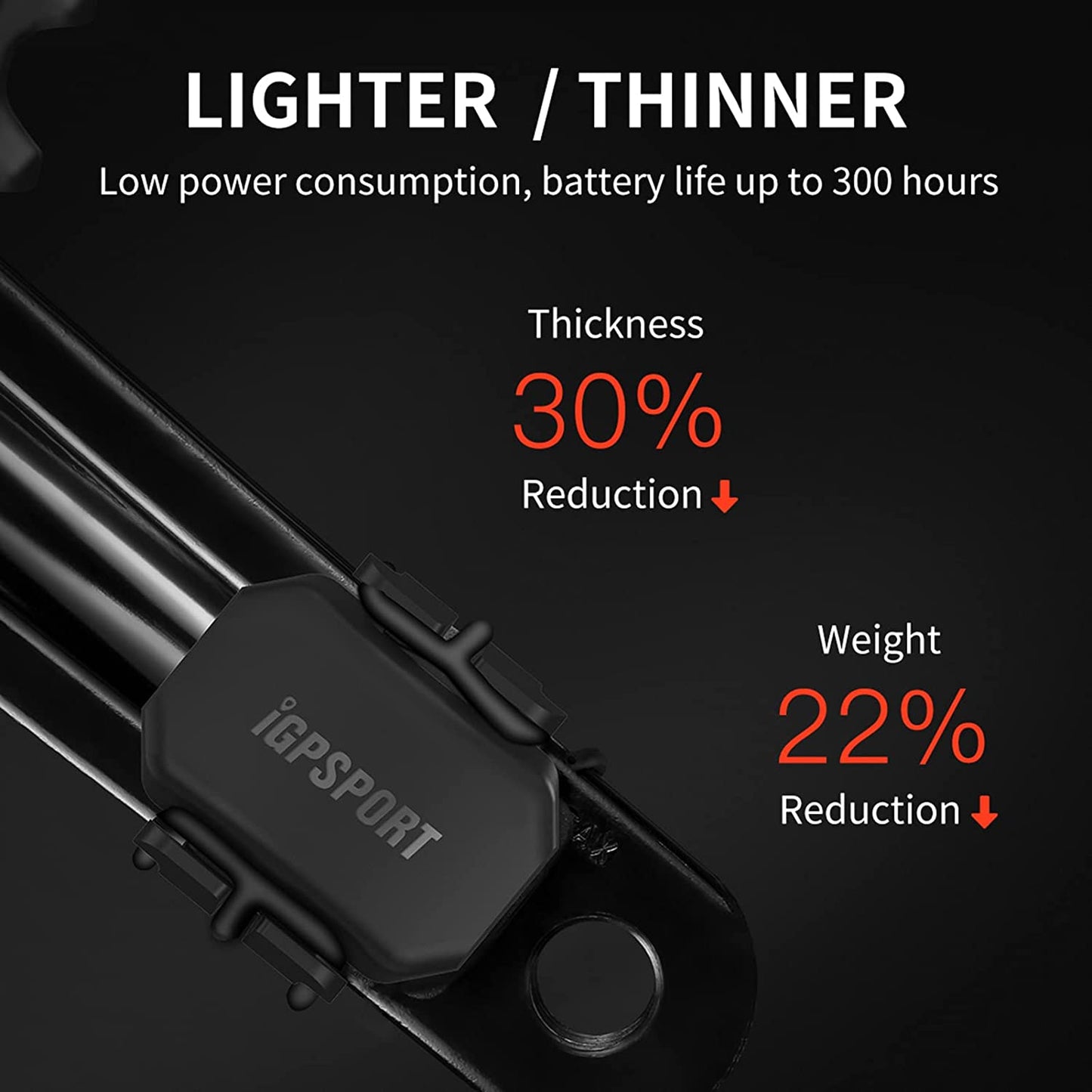 Capteur de vitesse/cadence iGPSPORT ANT+ Bluetooth RPM vélo SPD70 CAD70