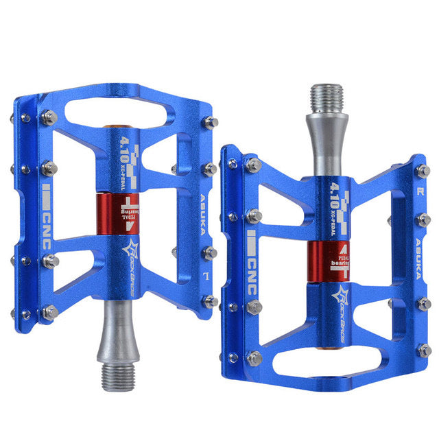 Pédales Rockbros en alliage d'aluminium, pédales de vélo de conception légère, étanches à l'eau et à la poussière