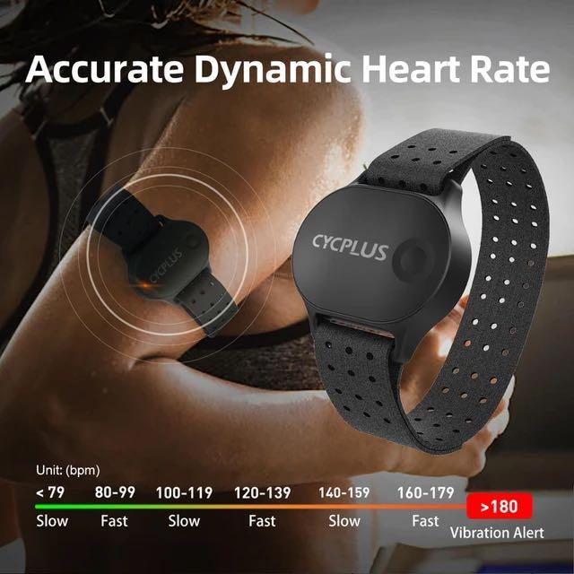 Cycplus H1 Waterproof Heart Rate Monitor Armband with Bluetooth Connection ANT+