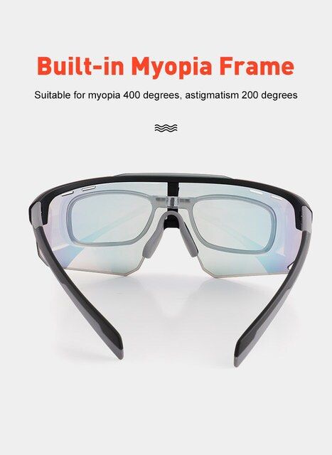 GUB Lunettes de soleil polarisées pour l'extérieur avec 3 verres interchangeables