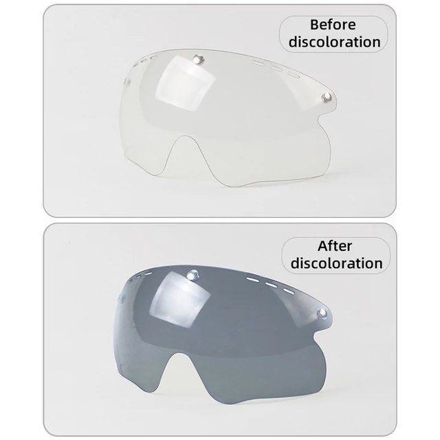 GUB K111 Plus casque de cyclisme sur route avec lunettes à changement de couleur