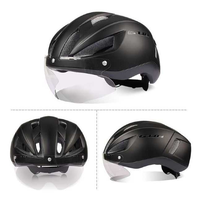 GUB K111 Plus casque de cyclisme sur route avec lunettes à changement de couleur
