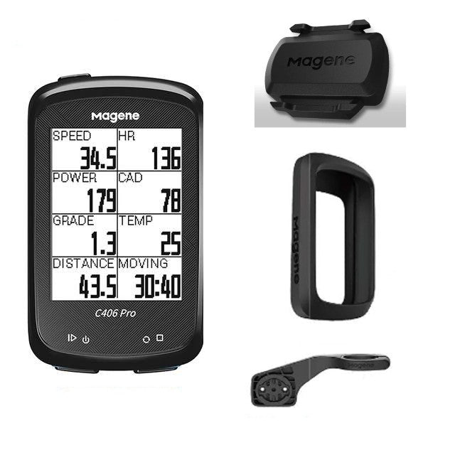 Magene C406 Pro Version internationale Compteur de vélo sans fil/Ensemble de compteurs Combo ordinateur de vélo