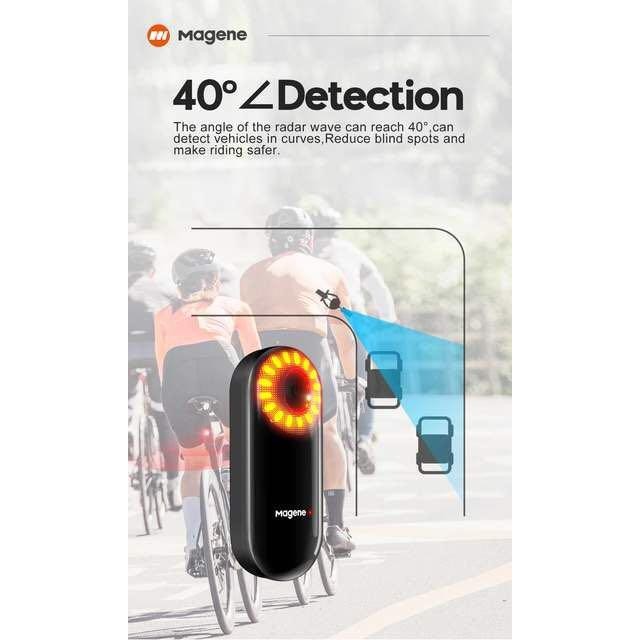 Magene L508 feu arrière Radar intelligent étanche feu arrière de vélo intelligent