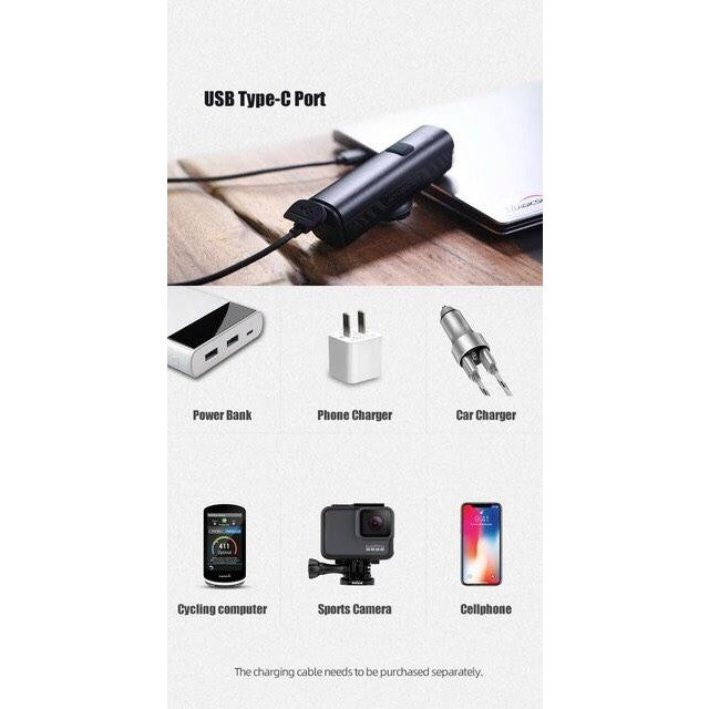Magicshine RN600 éclairage de vélo chargement USB et étanche