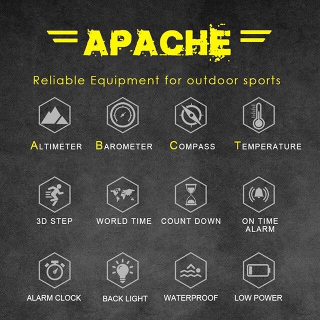 North Edge Apache Sports Watch Smart Watch Outdoor Mountaineering Running War Game
