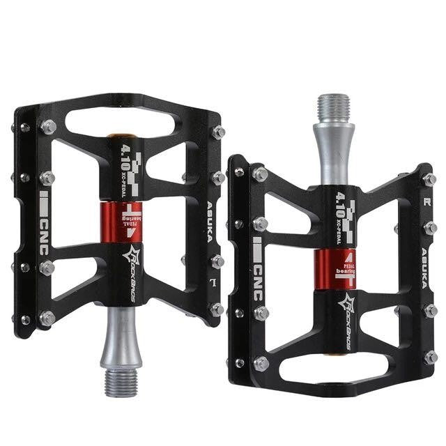 Pédales Rockbros en alliage d'aluminium, pédales de vélo de conception légère, étanches à l'eau et à la poussière