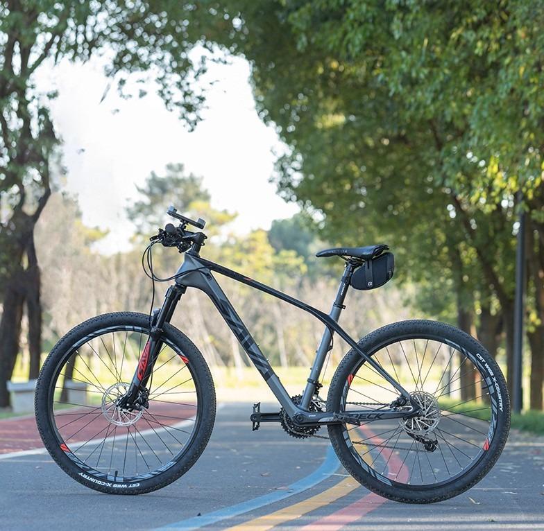 Sac de queue de vélo Rockbros taille moyenne, léger et pratique, fermeture Velcro