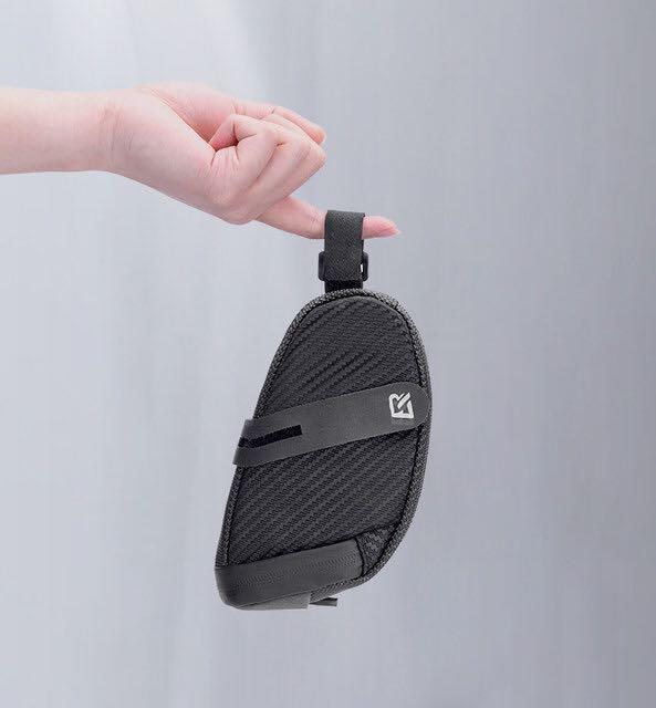Sac de queue de vélo Rockbros taille moyenne, léger et pratique, fermeture Velcro