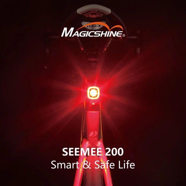 Magicshine SEEMEE 200 route intelligente vélo feu arrière capteur feu arrière USB charge