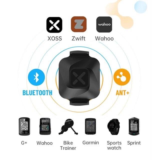 Capteur de cyclisme de vitesse de cadence XOSS VORTEX ANT+ Bluetooth Garmin IGPSPORT BRYTON Applicable