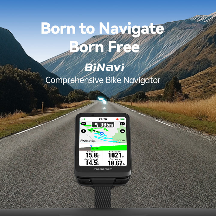 iGPSport BiNavi 無線 GPS 單車碼錶