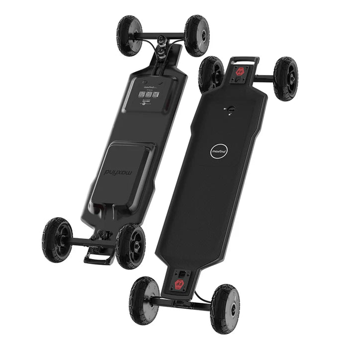 Maxfind FF AT Offroad All Terrain Elektro-Skateboard, Fernbedienung, 1500 W x 2, Dual-Motor, Reichweite 28 km