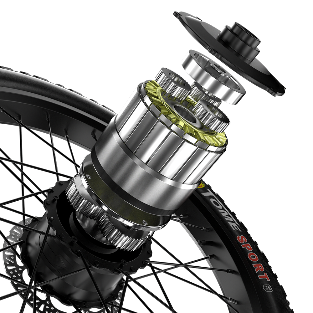 Shengmilo S700 26" 48V 1000W x2  Vélo électrique à double moteur