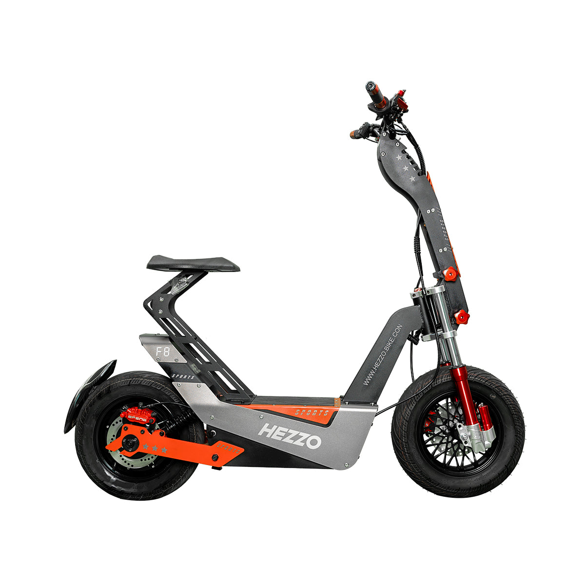 HEZZO F8 16 "72v 8000W Scooter électrique 50Ah hors route Escooter