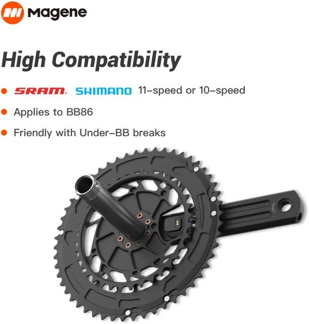 Magene P325CS Lite Crankset Rechargeable Power Meter