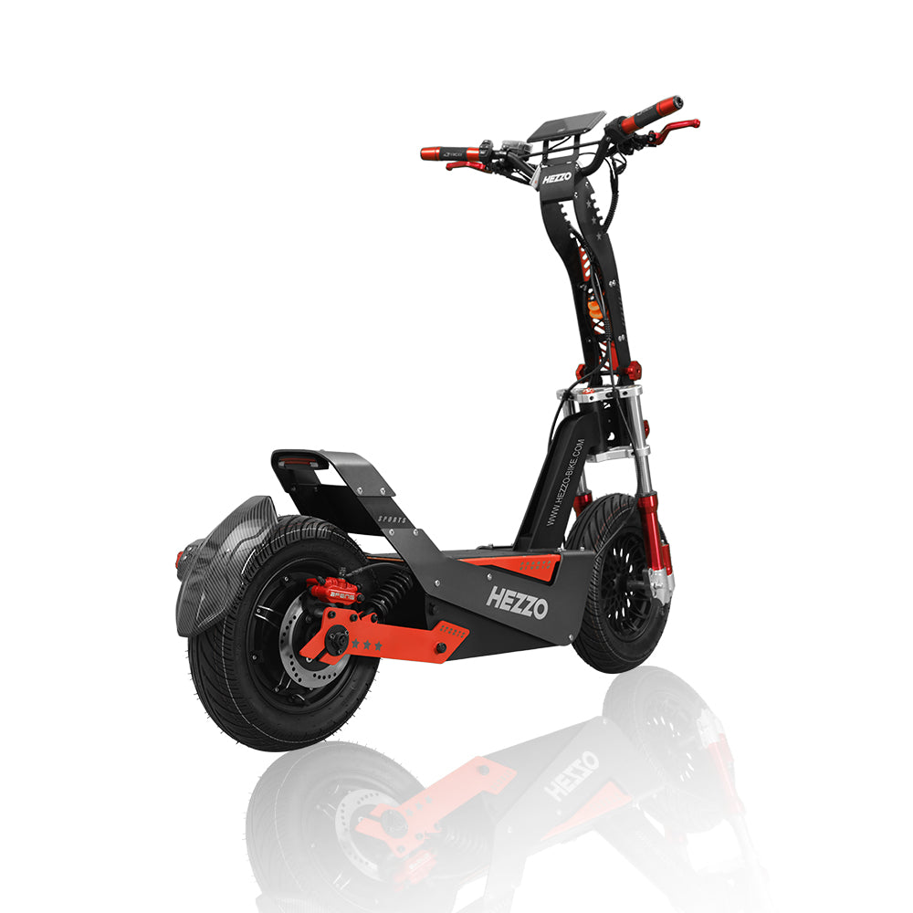 HEZZO F8 16 "72v 8000W Scooter électrique 50Ah hors route Escooter