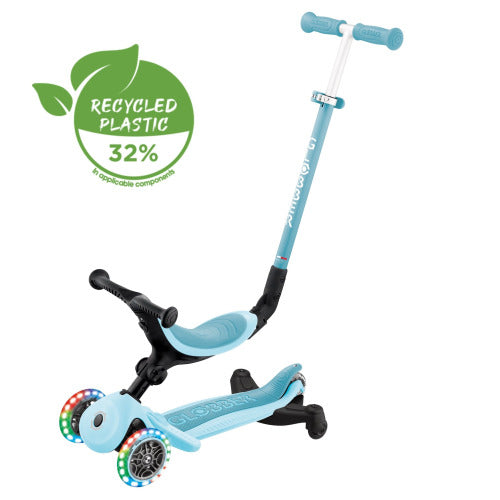 Globber GO•UP ACTIVE LIGHTS 360° 3合1 多功能摺疊 滑板車 15M-9Y+