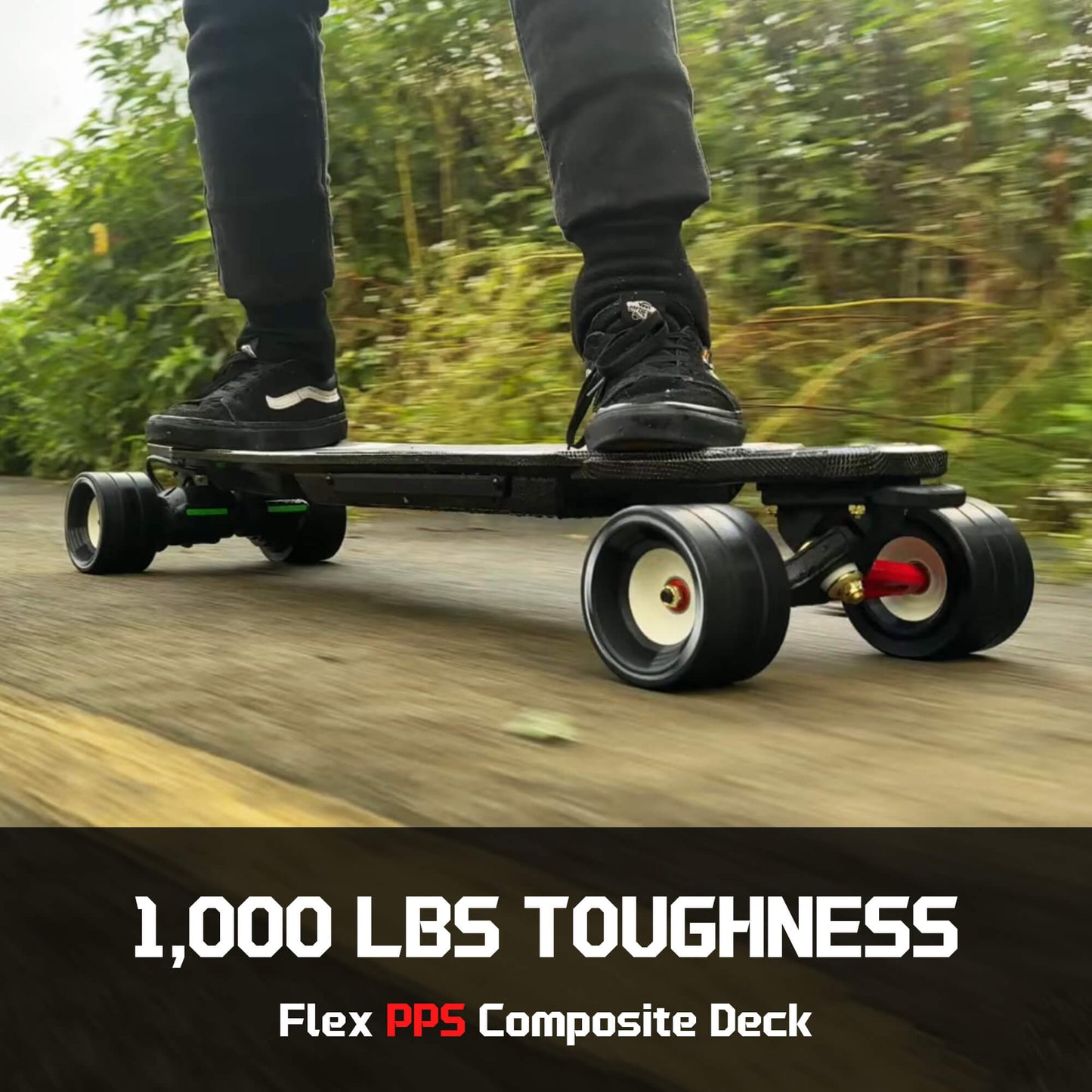 Maxfind Cyber Max Pro | Longboard Électrique Connecté - Double Moteur 900W, Autonomie 50km