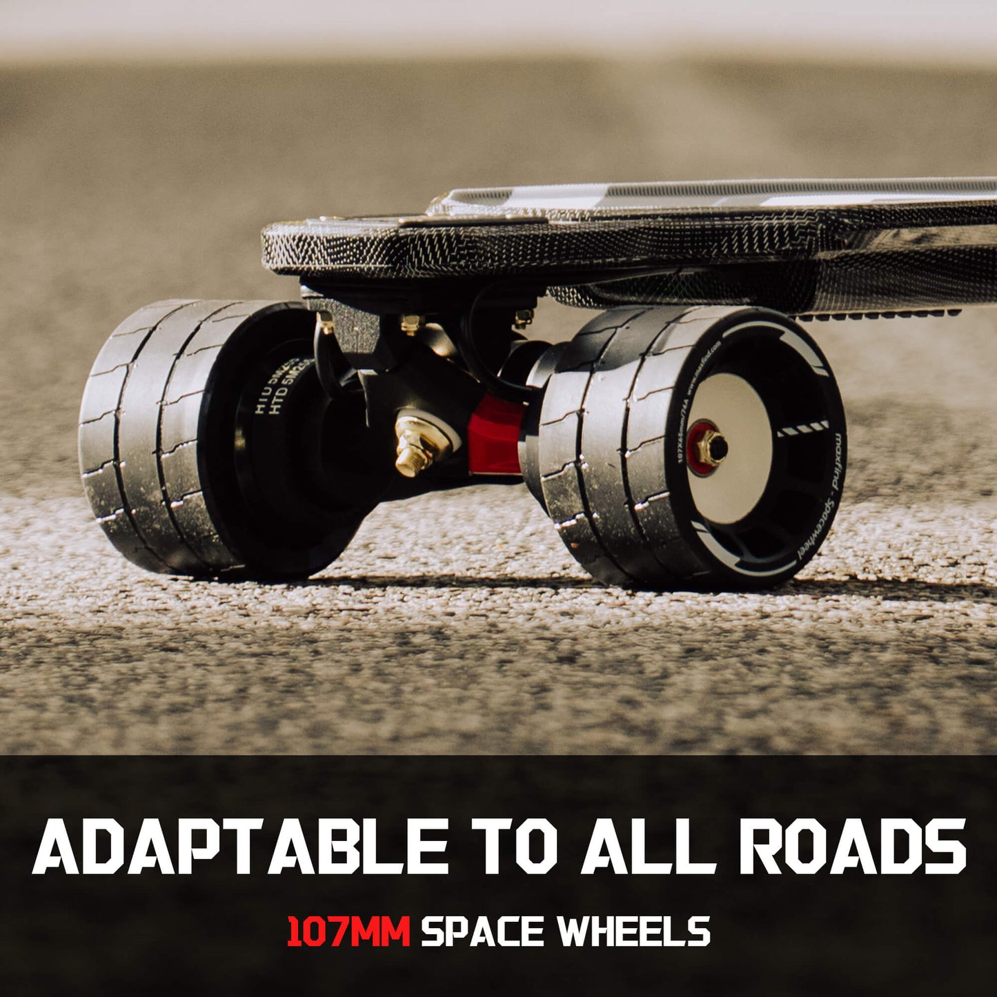 Maxfind Cyber Max Pro | Longboard Électrique Connecté - Double Moteur 900W, Autonomie 50km