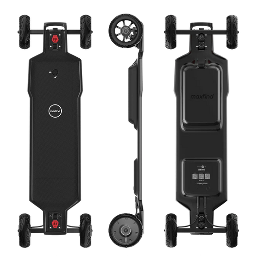 Maxfind FF AT Offroad tout Terrain planche à roulettes électrique télécommande 1500 W x2 double portée de moteur 28 km