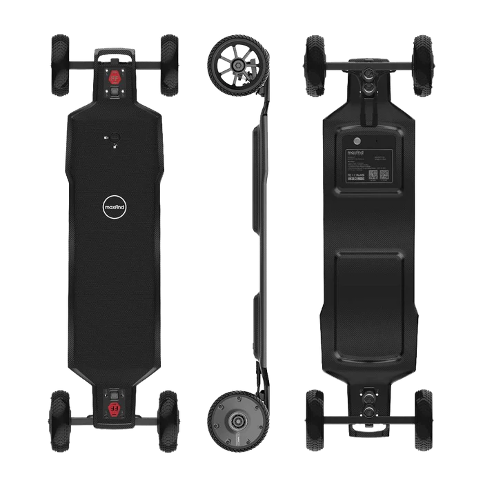 Maxfind FF PLUS Offroad All Terrain Electric Skateboard Remote Control 1200W x2 Dual motor Range 16km