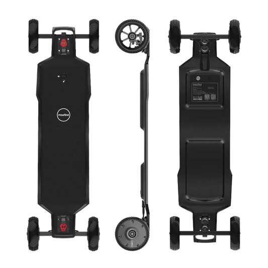 Maxfind FF AT Offvroad All Terrain Electric Skateboard Remote Control 1500W x2 Dual motor Range 28km