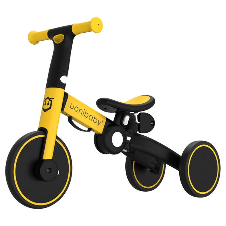 Uonibaby – vélo d'équilibre pliable pour enfants, tricycle quatre en un, scooter