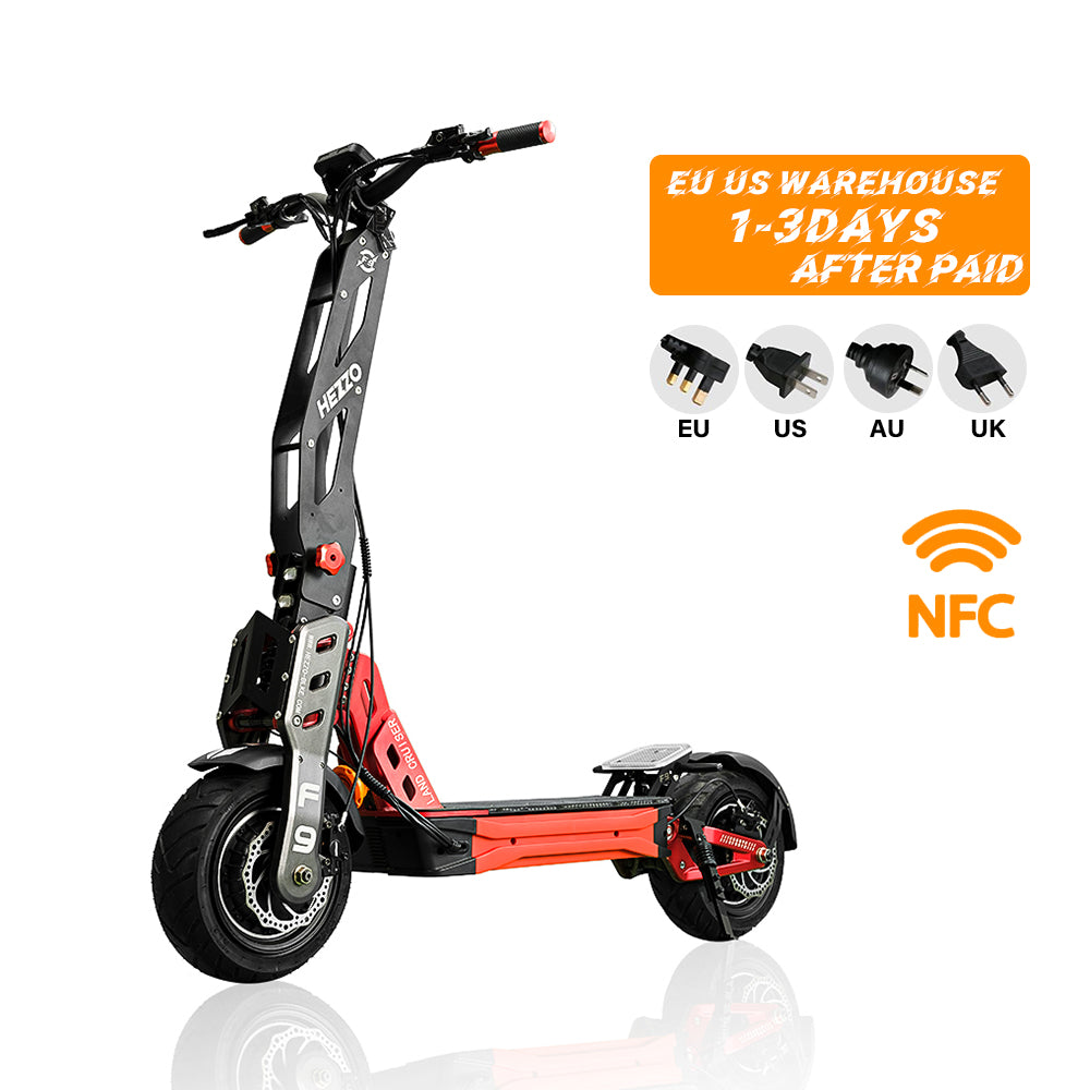 HEZZO F9 12 "4000W x2 scooter électrique tout-terrain à double moteur