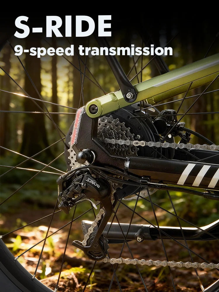 Burchda B27 26" 48V 1000W 20Ah E-MTB Electric Mountain Bike