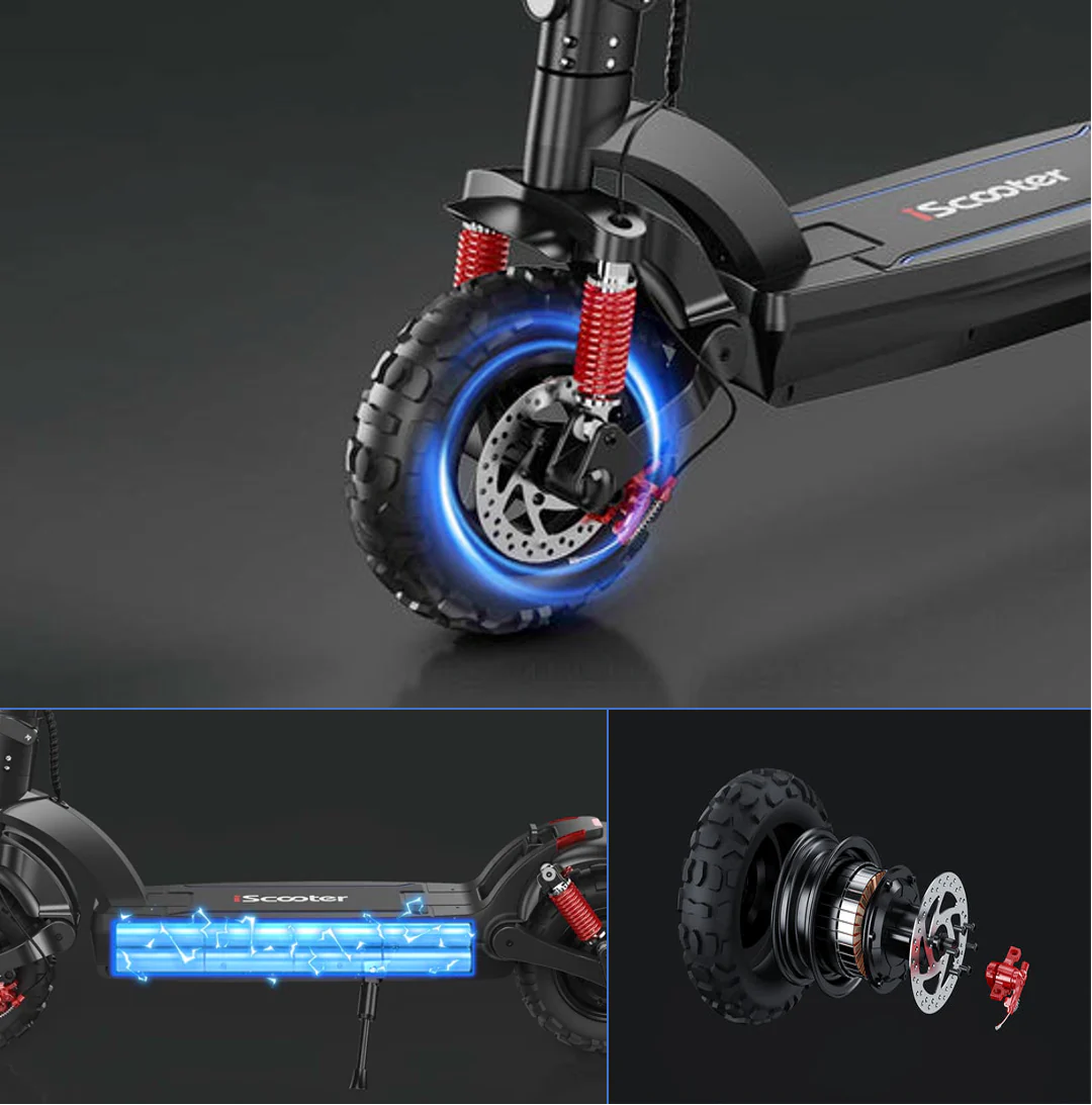 iScooter iX6 11" 1000W Scooter électrique tout-terrain E-scooter
