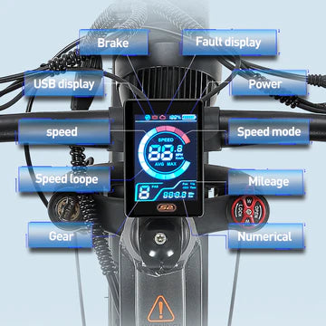 BURCHDA RX70 27,5" 500W All Terrian MTB Elektrofahrrad