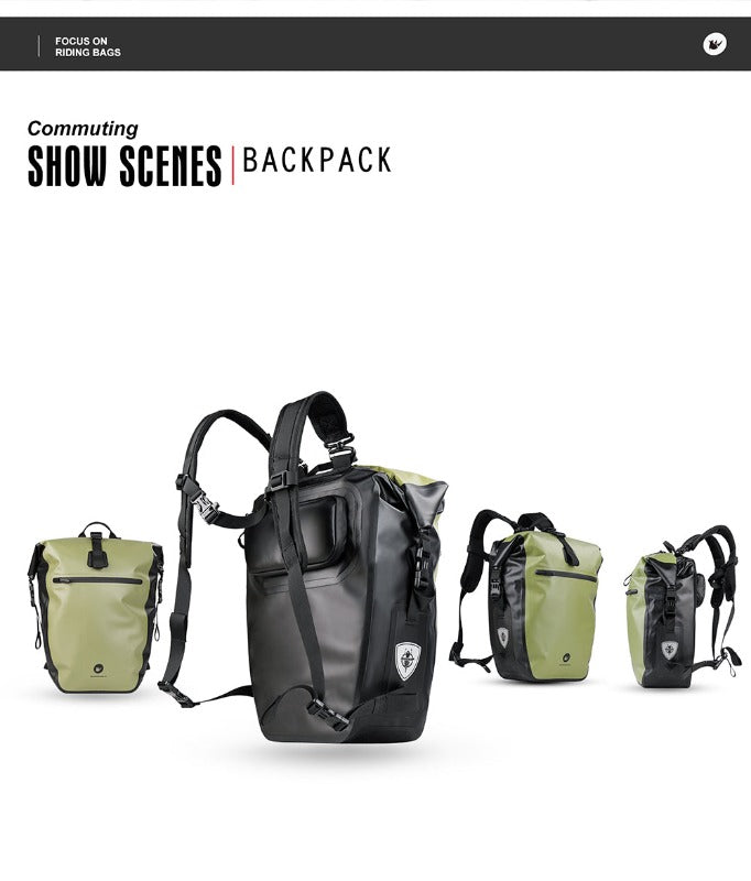 Sac à dos moto étanche Rhinowalk 27L 