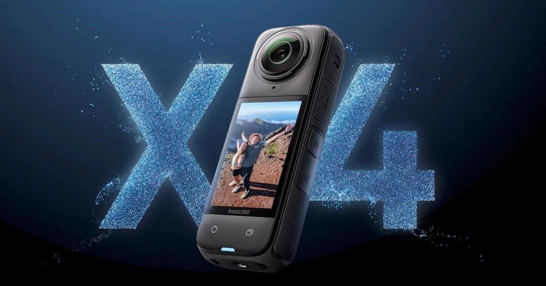 Caméra d'action étanche Insta360 X4 8K 360 