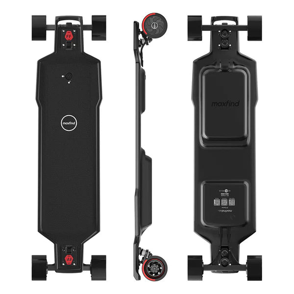 Maxfind FF PRO Ferngesteuertes Elektro-Skateboard, Dual-Motor, 45 km lange Reichweite, 45 km/h