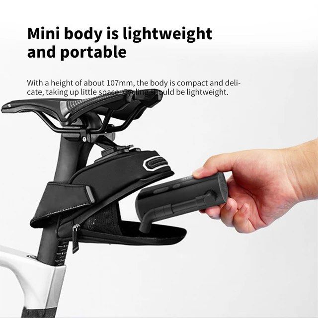 Mini pompe à air portable RideNow pour vélos et VTT