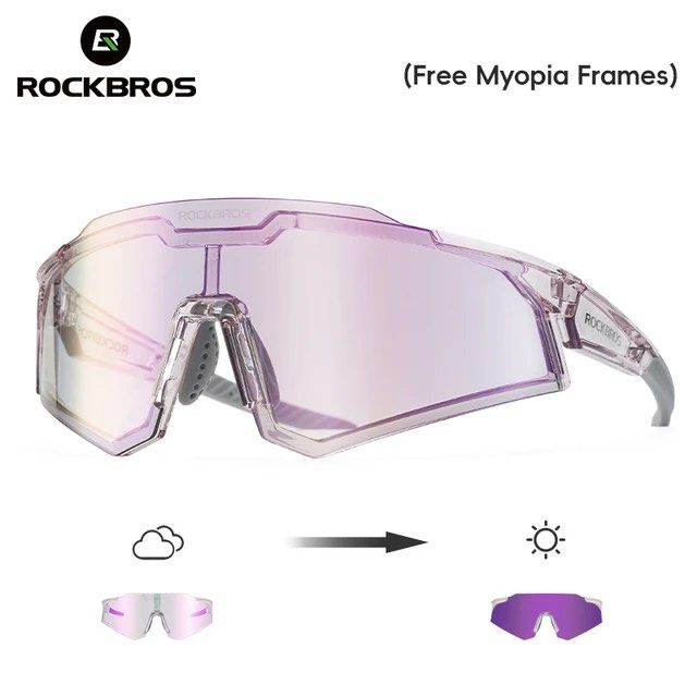 Lunettes de soleil Rockbros, lunettes de protection solaire, lunettes photochromiques, sports de plein air