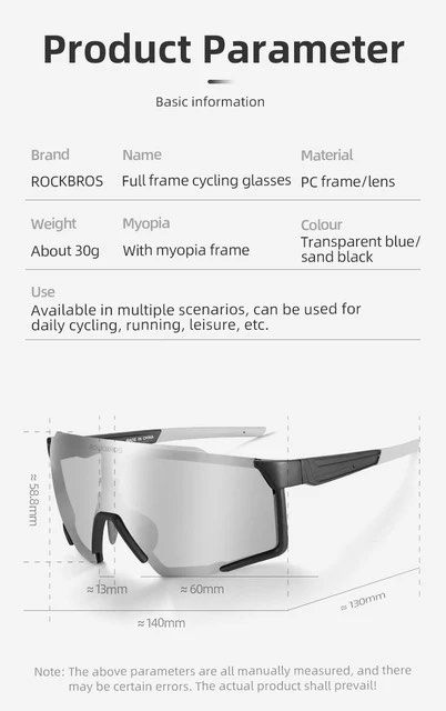 Rockbros nouvelles lunettes de soleil polarisées pour les activités de plein air adaptées au cyclisme, à la course et à la randonnée en plein air