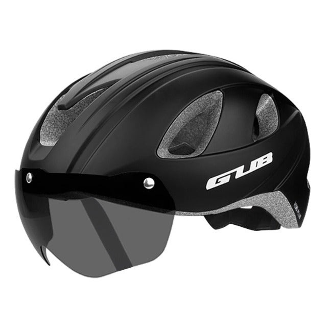 GUB K111 Plus casque de cyclisme sur route avec lunettes à changement de couleur