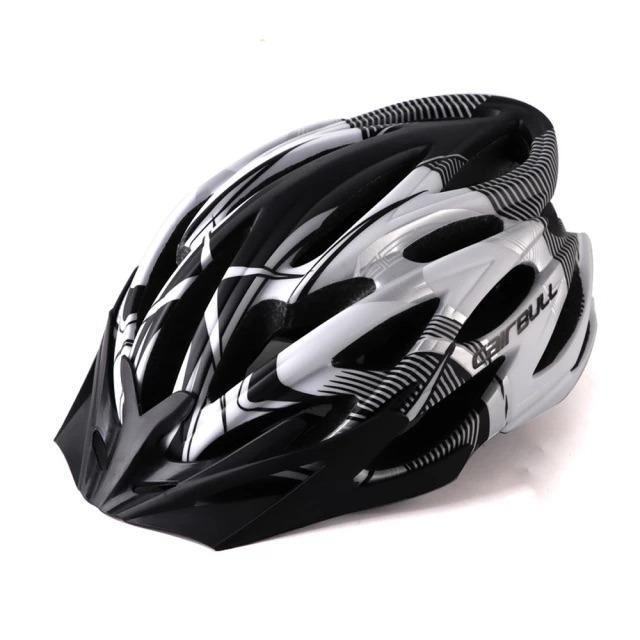 Cairbull ALLROAD casque de VTT route lunettes magnétiques lumière LED noir et blanc