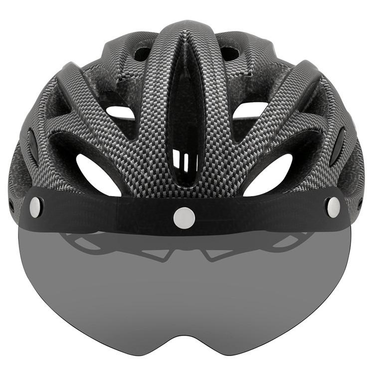Cairbull ALLROAD casque de VTT route lunettes magnétiques lumière LED gris anthracite