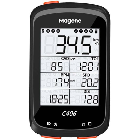 Magene C406 GPS ordinateur de vélo compteur sans fil/compteur de code avec support d'extension ordinateur de vélo Version internationale